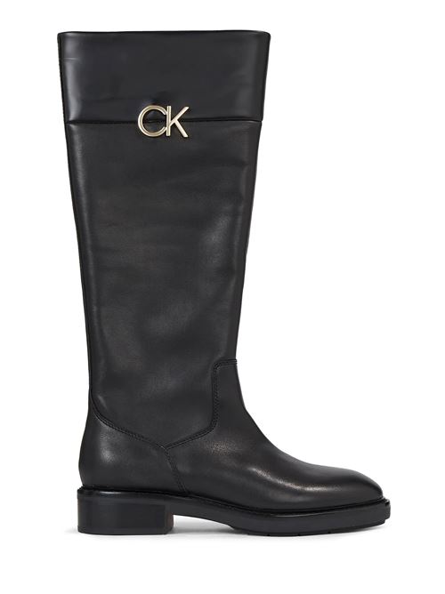 CALVIN KLEIN Women's leather boot CALVIN KLEIN | HW0HW01689BEH